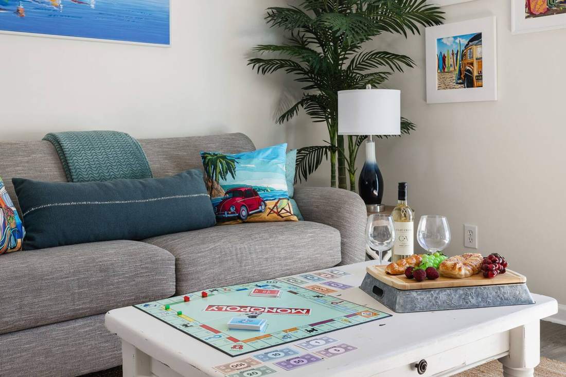 Sofa set for game night